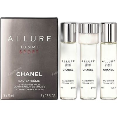 Chanel ALLURE HOMME SPORT Eau Extrême Eau de Parfum 3 x 20 ml