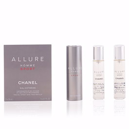 Chanel Allure Homme Sport Eau Extrême Eau de Toilette - Vaporisateur 3x20 mL, parfum homme aromatique et boisé intense aux notes de mandarine et de musc