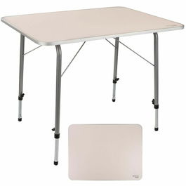 Table Aktive 80 x 60 cm Blanc Pliable De Camping