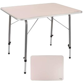 Color Baby Mesa de camping réglable en hauteur 80 x 60 cm Hauteur 50/69 cm - À partir de 36 mois