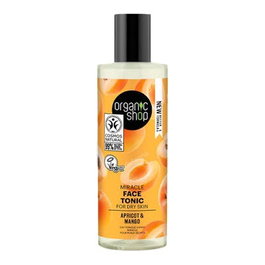 ORGANIC SHOP Tonique Facial Miraculeux pour Peau Sèche Abricot et Mangue