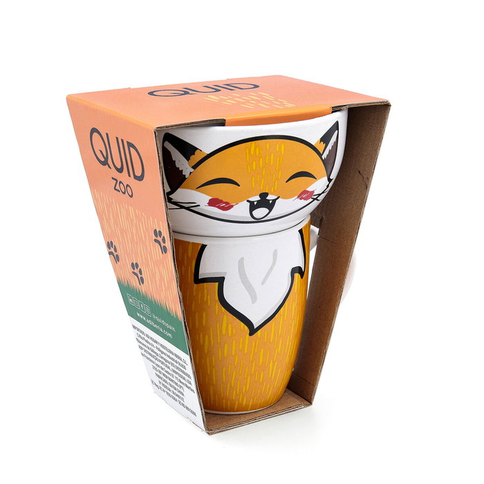 Quid Lot de tasses Quid Zoo Multicouleur Céramique Renard