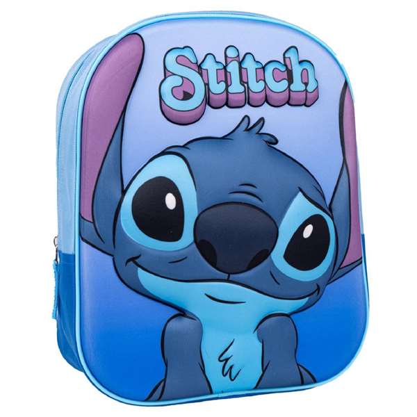Cerdá Mochila Enfant 3D Stitch (25x31x10 cm) - Sac À Dos Bleu, Dès 3 Ans Cerdá Mochila Enfant 3D Stitch (25x31x10 cm) - Sac À Dos Bleu, Dès 3 Ans