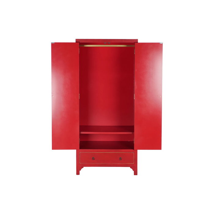 Armoire DKD Home Decor 85,5 x 50,5 x 186,2 cm Sapin Rouge Bois MDF Armoire DKD Home Decor 85,5 x 50,5 x 186,2 cm Sapin Rouge Bois MDF
