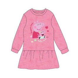 Cerdá Vestido French Terry Peppa Pig - Robe enfant 6 ans, rose