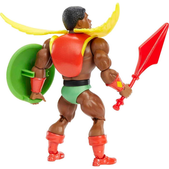 Mattel Masters Of The Universe Figurine Sun-Man Articulée avec Minicomic 16 Points d'Articulation - Emballage Style Classique