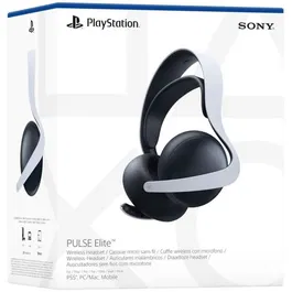 Sony PULSE Elite - Casque-micro sans fil Bluetooth pour PlayStation 5 PS5 - Blanc - Audio immersif et réaliste pour le jeu