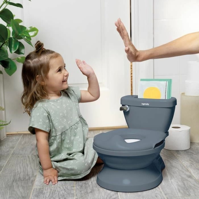 Ingenuity My Size Potty Pro Bleu avec Réducteur et Chasse d'eau Musicale