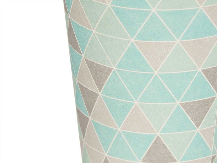 Arte Regal Set 12 Verres Papier 240 ml Motif Losanges Assortis 7.4 x 14.5 x 7.4 cm (Set de 24)