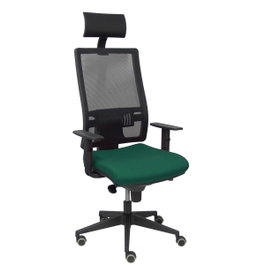 Piqueras y Crespo Chaise de Bureau Horna Vert Bouteille et Noir