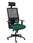 Piqueras y Crespo Chaise de Bureau Horna Vert Bouteille et Noir