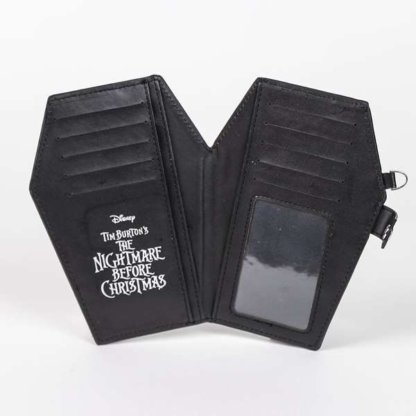 Cerdá Portefeuille - L'Étrange Noël de Monsieur Jack 12.5 x 17.0 x 1.2 cm - Pour enfant à partir de 3 ans - Couleur Noire