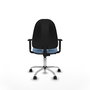 PIQUERAS Y CRESPO Chaise de bureau Algarra bleu ciel