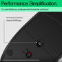 HP Souris Bluetooth 420 sans fil programmable avec molette quadridirectionnelle et 6 boutons personnalisables - Connexion à 3 appareils