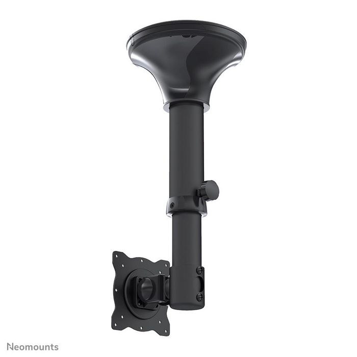 Neomounts FPMA-C025BLACK - Support plafond inclinable et pivotant pour écran plat jusqu'à 30" (76 cm), VESA 75x75-100x100 mm, capacité 12 kg Neomounts FPMA-C025BLACK - Support plafond inclinable et pivotant pour écran plat jusqu'à 30" (76 cm), VESA 75x75-100x100 mm, capacité 12 kg