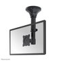 Neomounts FPMA-C025BLACK - Support plafond inclinable et pivotant pour écran plat jusqu'à 30" (76 cm), VESA 75x75-100x100 mm, capacité 12 kg