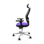 Piqueras y Crespo Chaise de Bureau 3D086G2 Lila avec Appui-tête