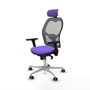 Piqueras y Crespo Chaise de Bureau 3D086G2 Lila avec Appui-tête