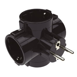 GSC Evolution Multiprise à 4 sorties Noir