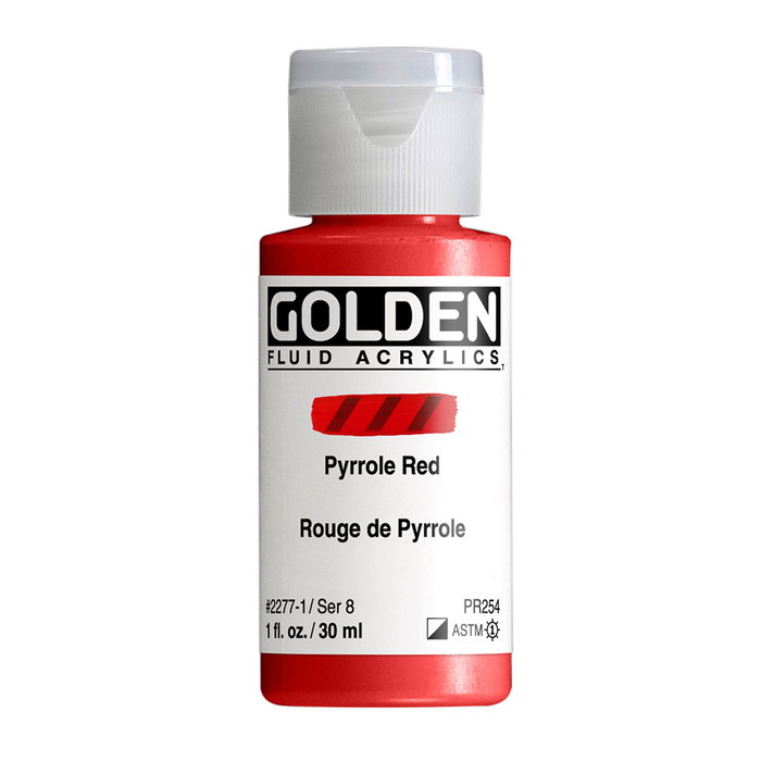 Golden Couleurs Acryliques Fluides Rojo Pirrol 30 ml Golden Couleurs Acryliques Fluides Rojo Pirrol 30 ml