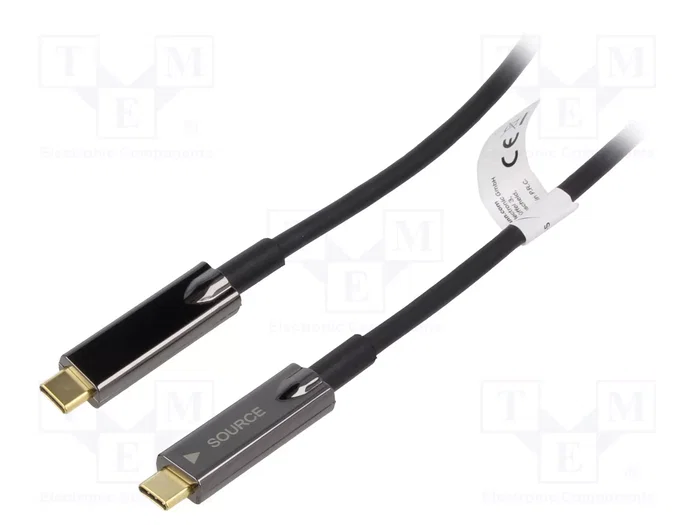 DIGITUS Câble optique USB 3.1 USB-C vers USB-C 20m noir DIGITUS Câble optique USB 3.1 USB-C vers USB-C 20m noir