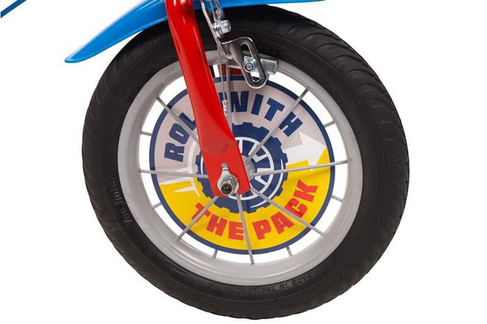 Paw Patrol - Bicicleta 12" pour enfant de 3 à 5 ans - Vélo fille ou garçon avec roues de 12 pouces - Rouge