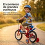 Paw Patrol - Bicicleta 12" pour enfant de 3 à 5 ans - Vélo fille ou garçon avec roues de 12 pouces - Rouge