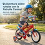 Paw Patrol - Bicicleta 12" pour enfant de 3 à 5 ans - Vélo fille ou garçon avec roues de 12 pouces - Rouge