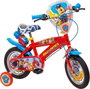 Paw Patrol - Bicicleta 12" pour enfant de 3 à 5 ans - Vélo fille ou garçon avec roues de 12 pouces - Rouge