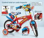 Paw Patrol - Bicicleta 12" pour enfant de 3 à 5 ans - Vélo fille ou garçon avec roues de 12 pouces - Rouge