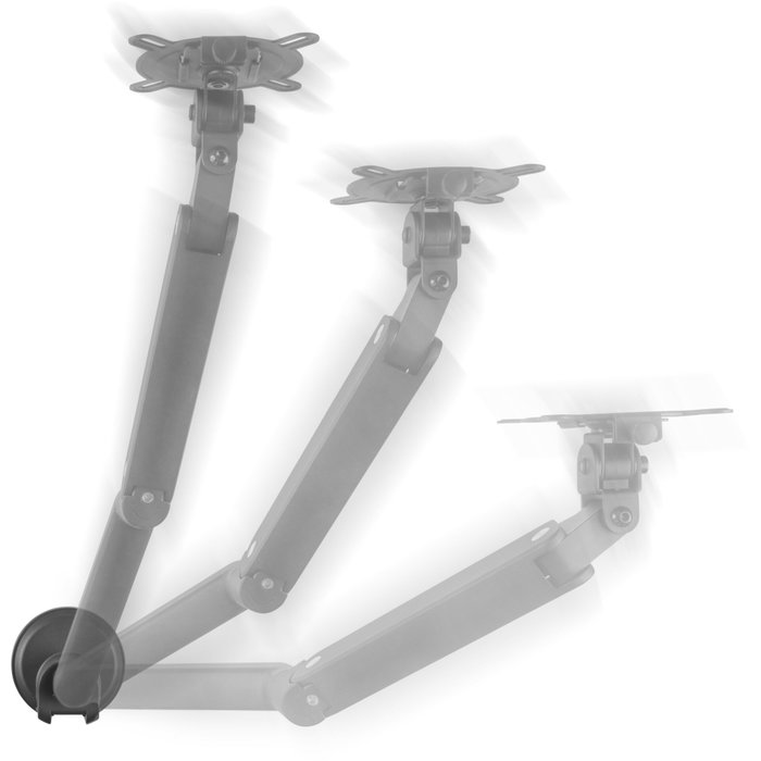 One Monitor Mount Solid Single Black DM 4110