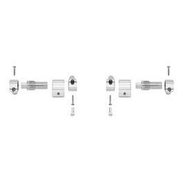 Roca Kit de charnières pour siège à chute amortie AI0001200R - Compatible America, Happening, Hall, Sidney, Meridian, Dama Senso, Dama Senso Compacto et Giralda - 180x90x40 mm