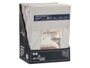 Giftdecor Lot de 3 Draps 90 cm Gris - Literie 100% Polyester (Set de 12)