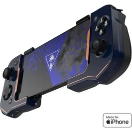 Turtle Beach Atom - Manette de jeu sans fil Bluetooth pour iOS - Téléphone mobile (iPhone 14/13/12/11) - Compatible Cloud Gaming - Bleu Cobalt