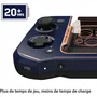 Turtle Beach Atom - Manette de jeu sans fil Bluetooth pour iOS - Téléphone mobile (iPhone 14/13/12/11) - Compatible Cloud Gaming - Bleu Cobalt