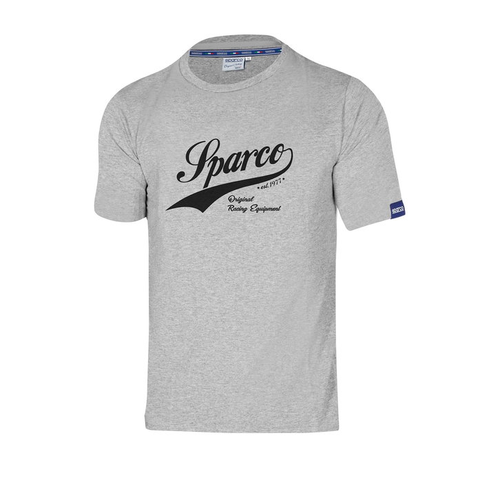 Sparco T-Shirt Vintage S01326GR1S Taille S Gris 95% Coton 5% Élasthanne Sparco T-Shirt Vintage S01326GR1S Taille S Gris 95% Coton 5% Élasthanne