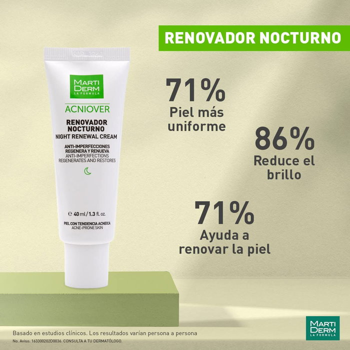 Martiderm ACNIOVER Rénovateur Nuit 40 ml