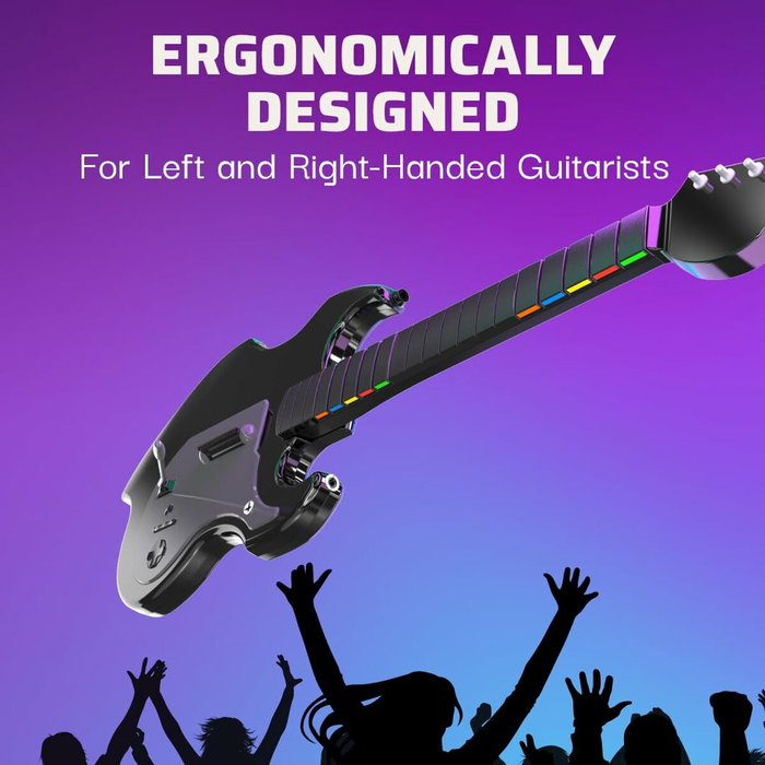 PDP Guitare sans fil Riffmaster - Noir et gris PDP Guitare sans fil Riffmaster - Noir et gris