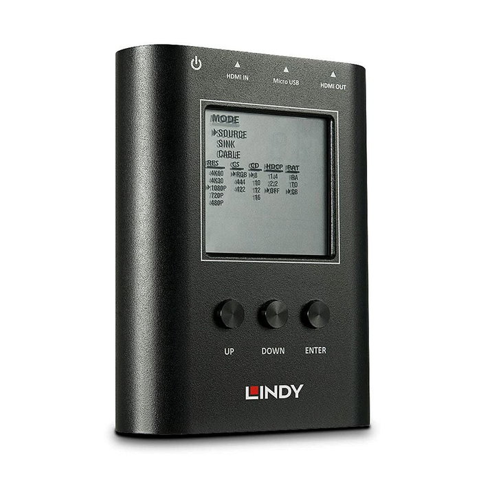 Lindy Générateur et analyseur de signal HDMI 2.0 18G Lindy Générateur et analyseur de signal HDMI 2.0 18G
