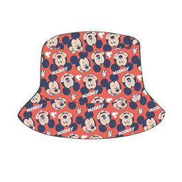 Cerdá - Bonnet de pêcheur Mickey - Taille 52 cm (3 ans et plus) - Rouge