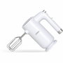 Livoo Batteur électrique 250 W, 5 vitesses et fonction turbo, Blanc et Argent