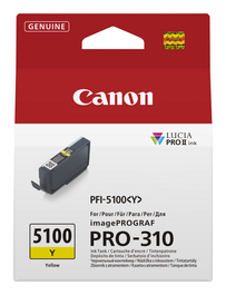 Canon PFI-5100Y Cartouche d'encre Jaune 14ml 6955C001