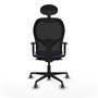 Piqueras y Crespo Chaise de Bureau 1D036G1 Bleu clair