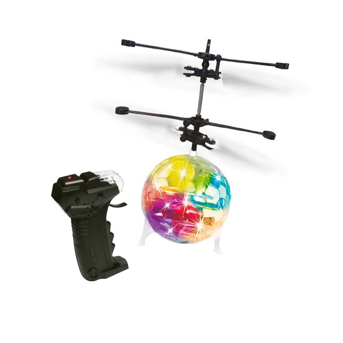Tachan Bola Voladora - Balle volante avec éclairage LED multicolore radiocommandée - Jouet familial pour intérieur et extérieur - À partir de 8 ans Tachan Bola Voladora - Balle volante avec éclairage LED multicolore radiocommandée - Jouet familial pour intérieur et extérieur - À partir de 8 ans