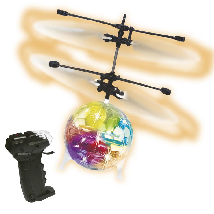 Tachan Bola Voladora - Balle volante avec éclairage LED multicolore radiocommandée - Jouet familial pour intérieur et extérieur - À partir de 8 ans Tachan Bola Voladora - Balle volante avec éclairage LED multicolore radiocommandée - Jouet familial pour intérieur et extérieur - À partir de 8 ans