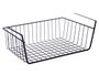 Kinvara Support en Métal Noir avec Panier 40 x 25,5 x 14 cm (Set de 12)