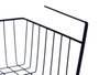 Kinvara Support en Métal Noir avec Panier 40 x 25,5 x 14 cm (Set de 12)