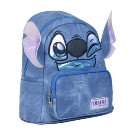Cerdá Sac à dos Casual Stitch 22.0 x 25.5 x 11.4 cm, disponible en bleu, âge recommandé 3 ans