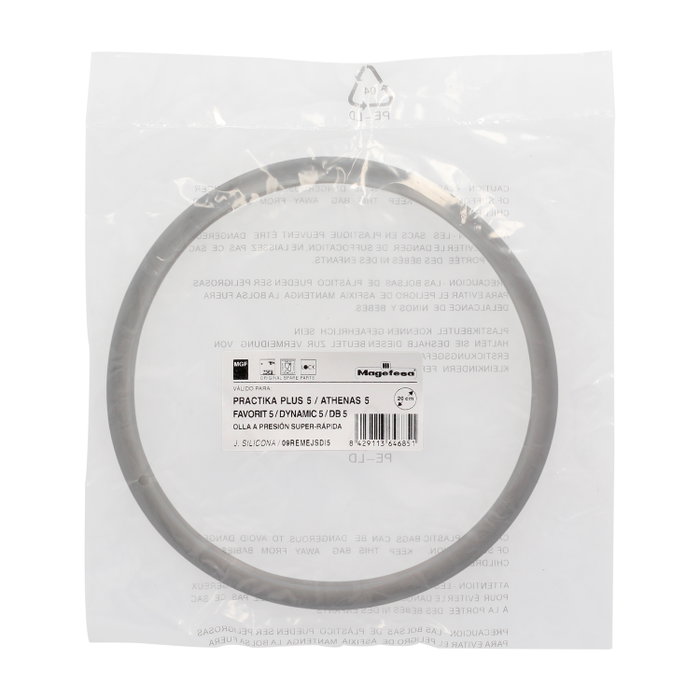 MAGEFESA Joint en silicone de 20 cm pour autocuiseurs Practika Plus 5, Athenas 5, Favorit 5, Dynamic 5 et DB5