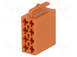 4CARMEDIA Boîtier de connecteur fiche mâle ISO 8 broches